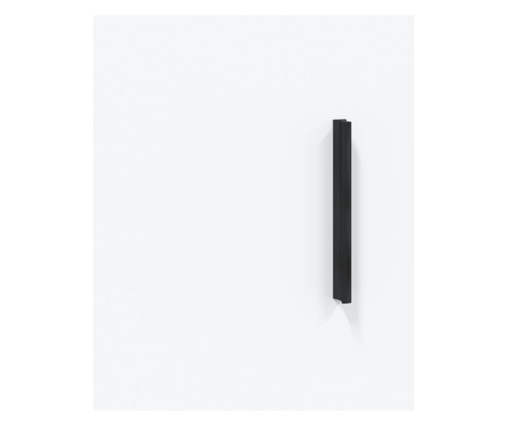 Ormarić, bijeli, 69,5x34x90 cm, kompozitno drvo - 9