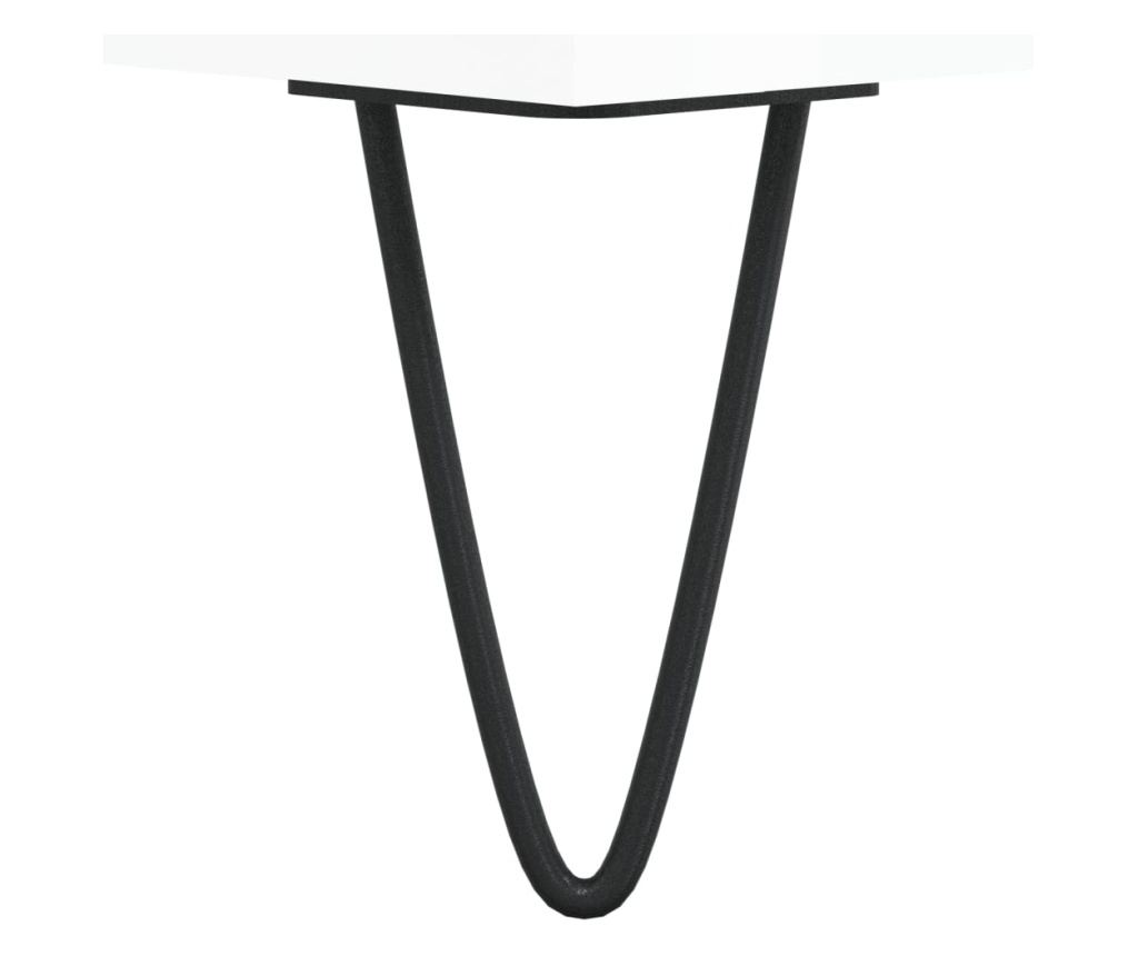 Visoka ormar, bijela visokog sjaja, 69,5x34x180 cm, kompozitno drvo - 11