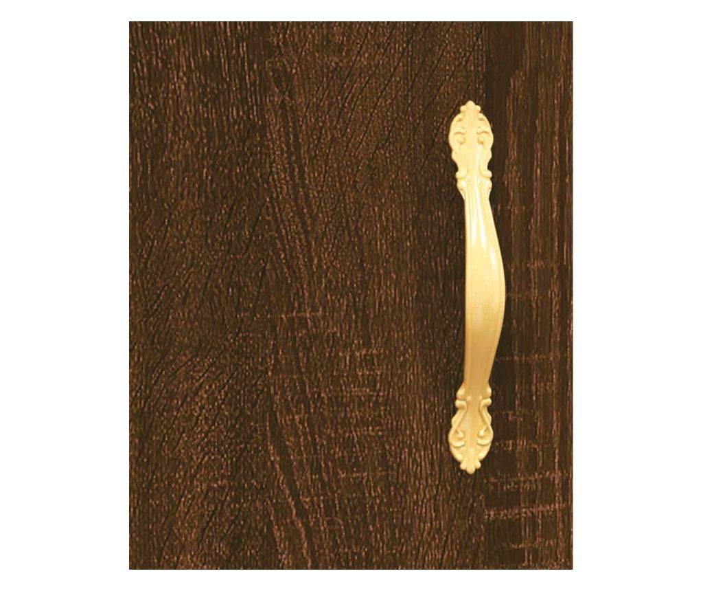 "Komoda, smeđi hrast, 34,5x34x90 cm, kompozitno drvo" - 10