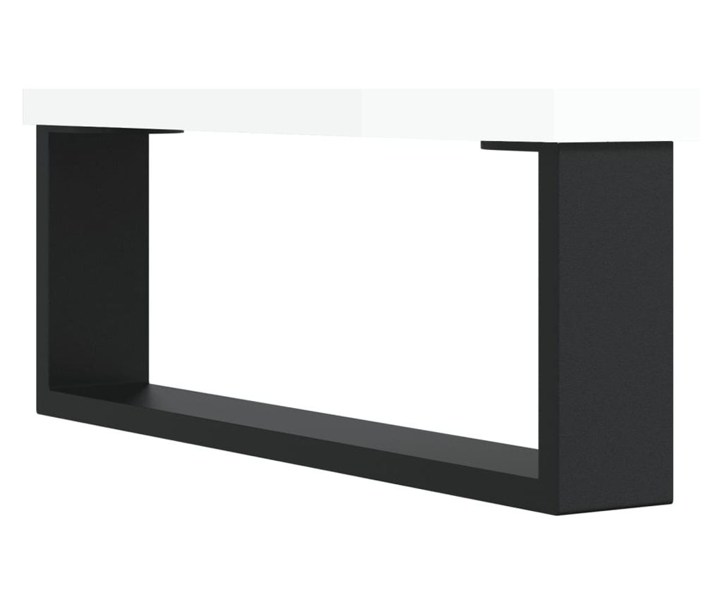 Kredenca, bijela visokog sjaja, 69,5x34x90 cm, kompozitno drvo - 11