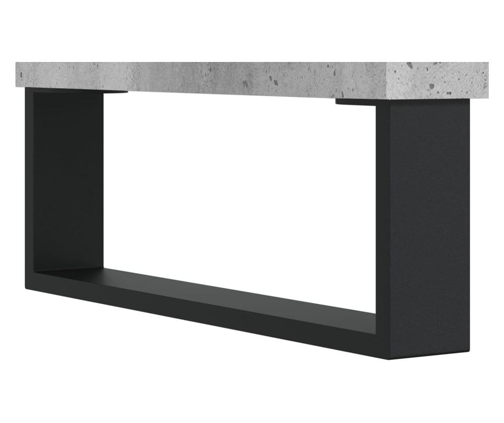 TV komoda, siva beton, 150x36x30 cm, obrađeno drvo - 10