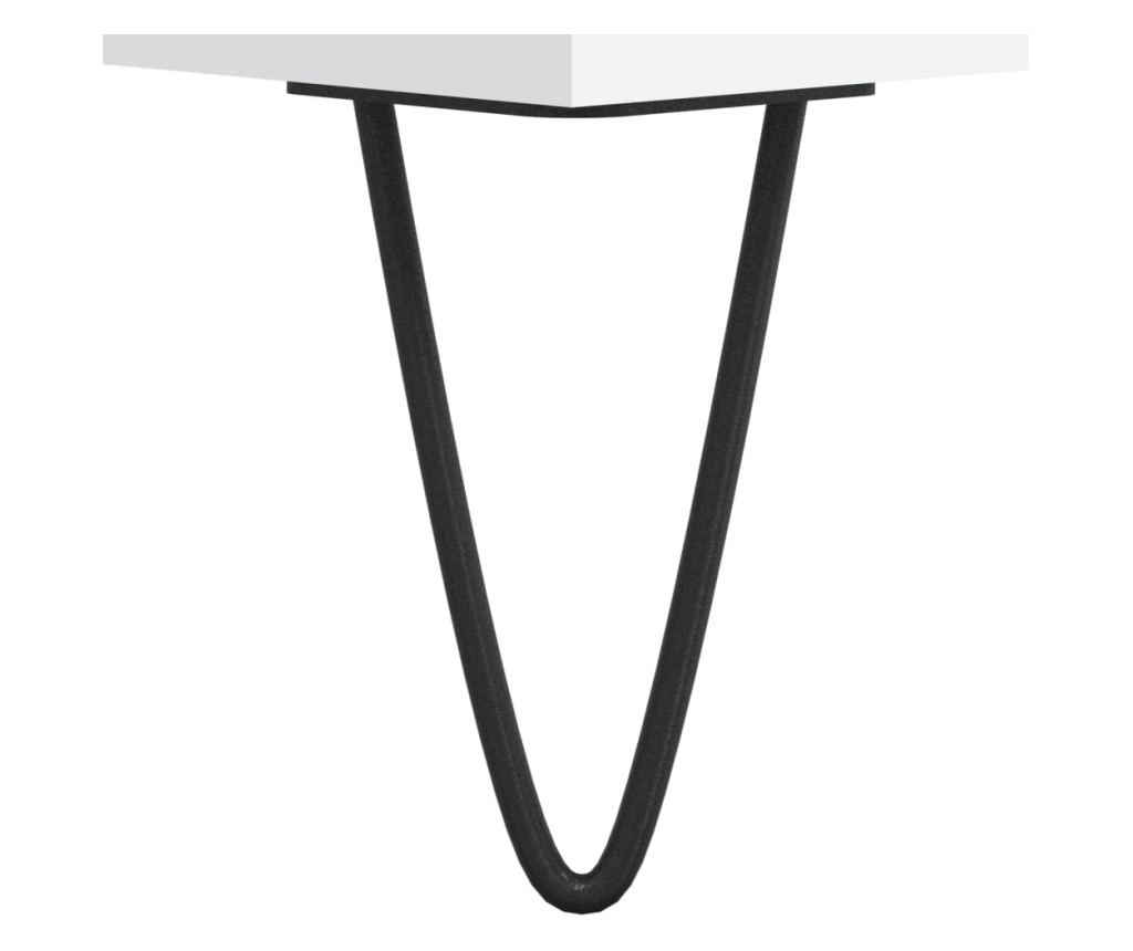 Visoka ormar, bijela, 34,5x34x180 cm, obrađeno drvo - 11