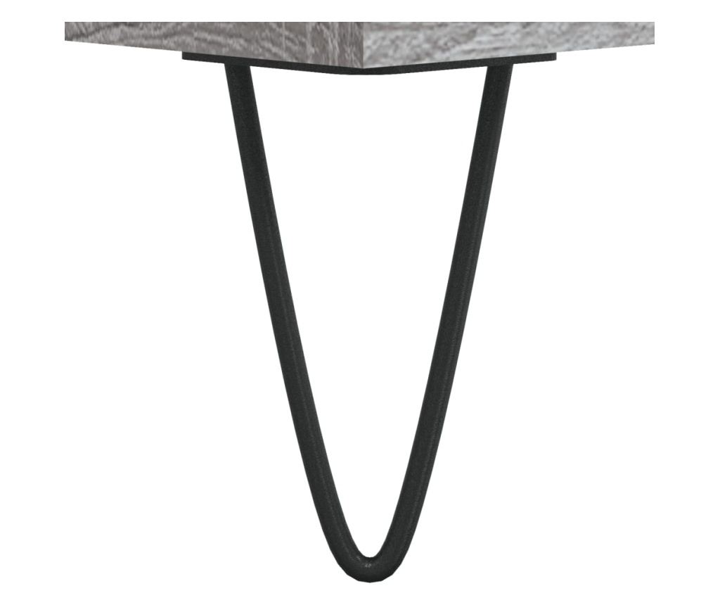 TV Ormarić, Sonoma Siva, 150x30x50 cm, Kompozitno Drvo - 10