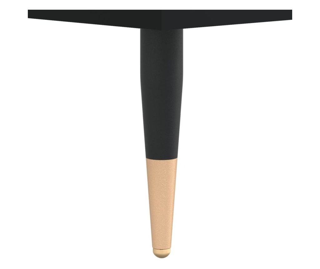 Konzola, crna, 34,5x34x90 cm, kompozitno drvo - 11