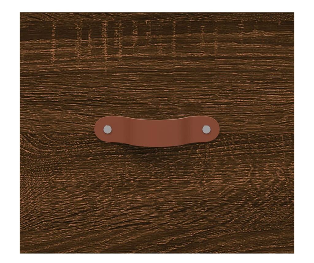 "Komoda, smeđi hrast, 69,5x34x90 cm, obrađeno drvo" - 9