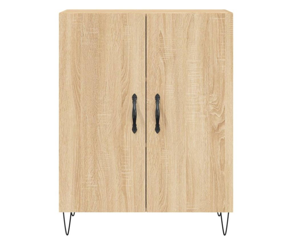 Visoka ormar, hrast sonoma, 69,5x34x180 cm, kompozitno drvo - 8