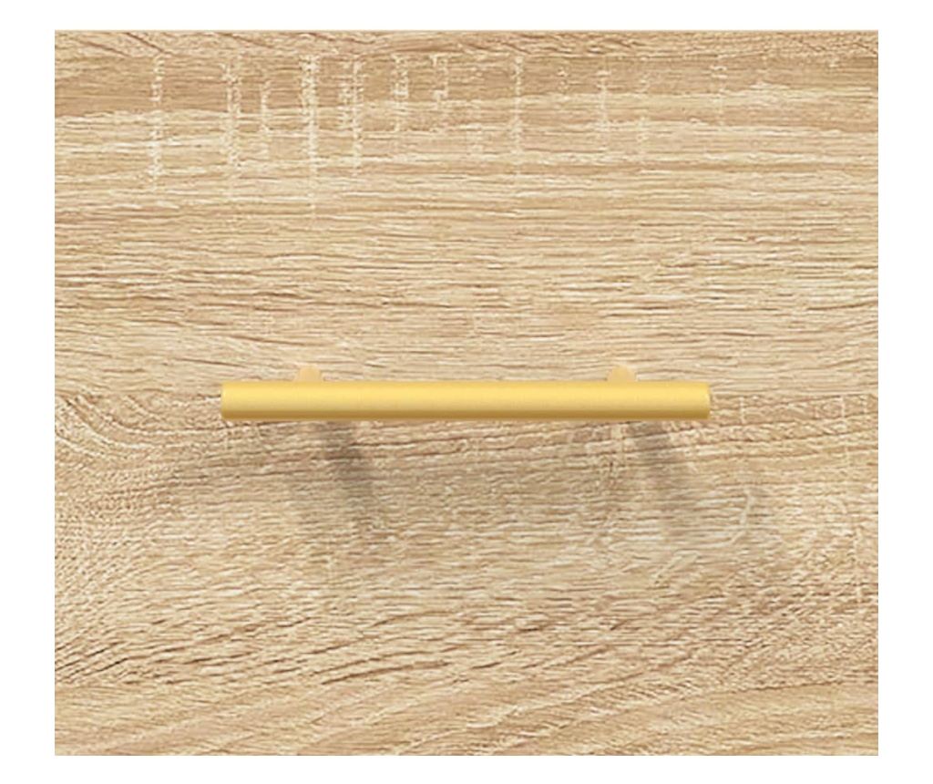 Visoka ormar, hrast sonoma, 69,5x34x180 cm, kompozitno drvo - 11