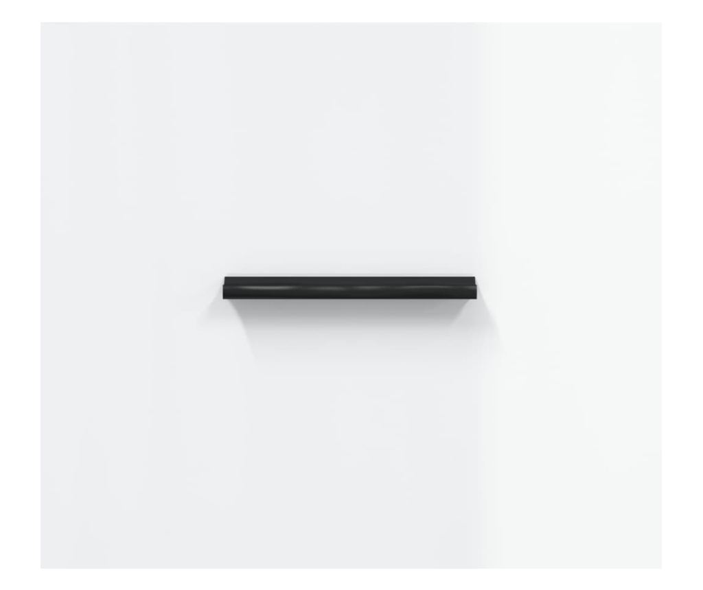 Visoka ormar, sjajno bijela, 69,5x34x180 cm, kompozitno drvo - 10