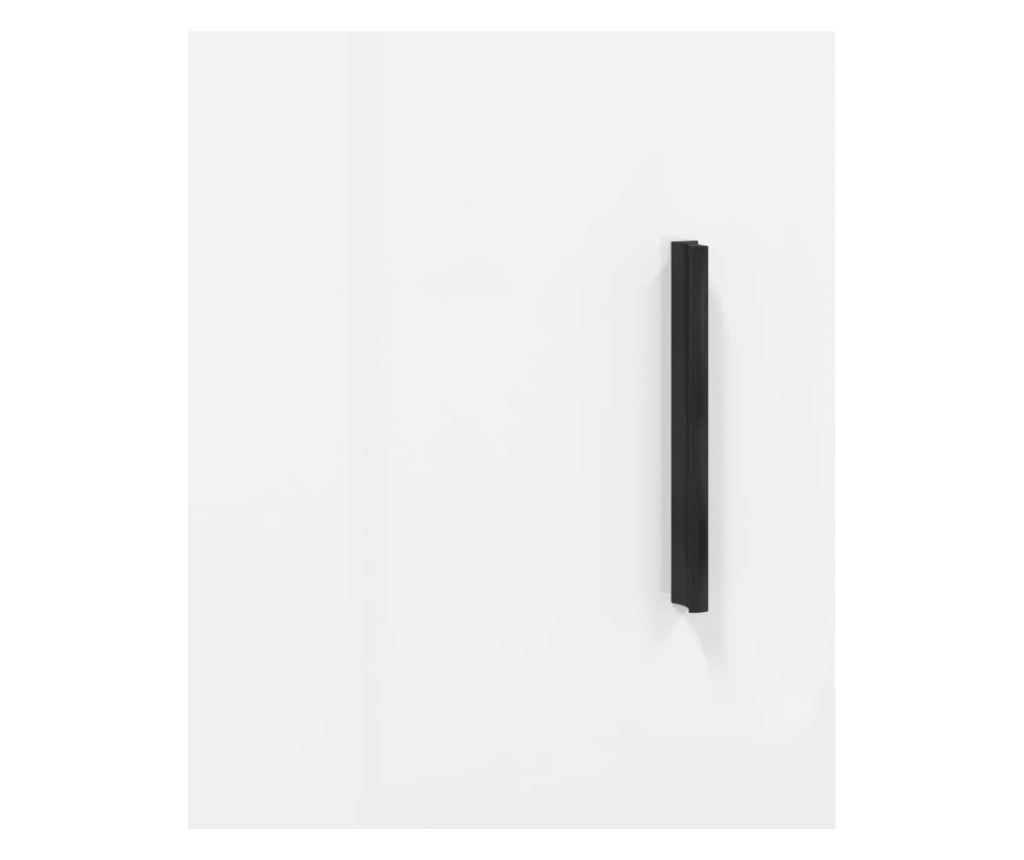 Visoka ormar, bijela visokog sjaja, 69,5x34x180 cm, kompozitno drvo - 10