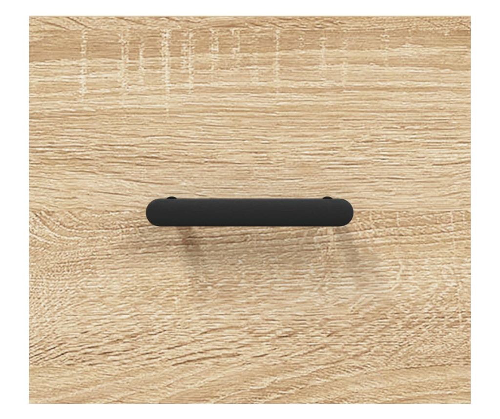 Komoda, boja hrasta sonoma, 69,5x34x90 cm, konstruirano drvo - 9