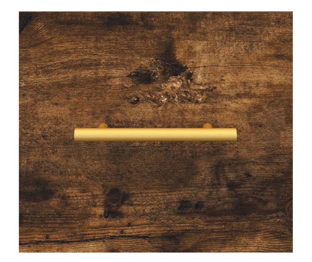 Visoki ormar, dimljeni hrast, 69,5x34x180 cm, kompozitno drvo - 10