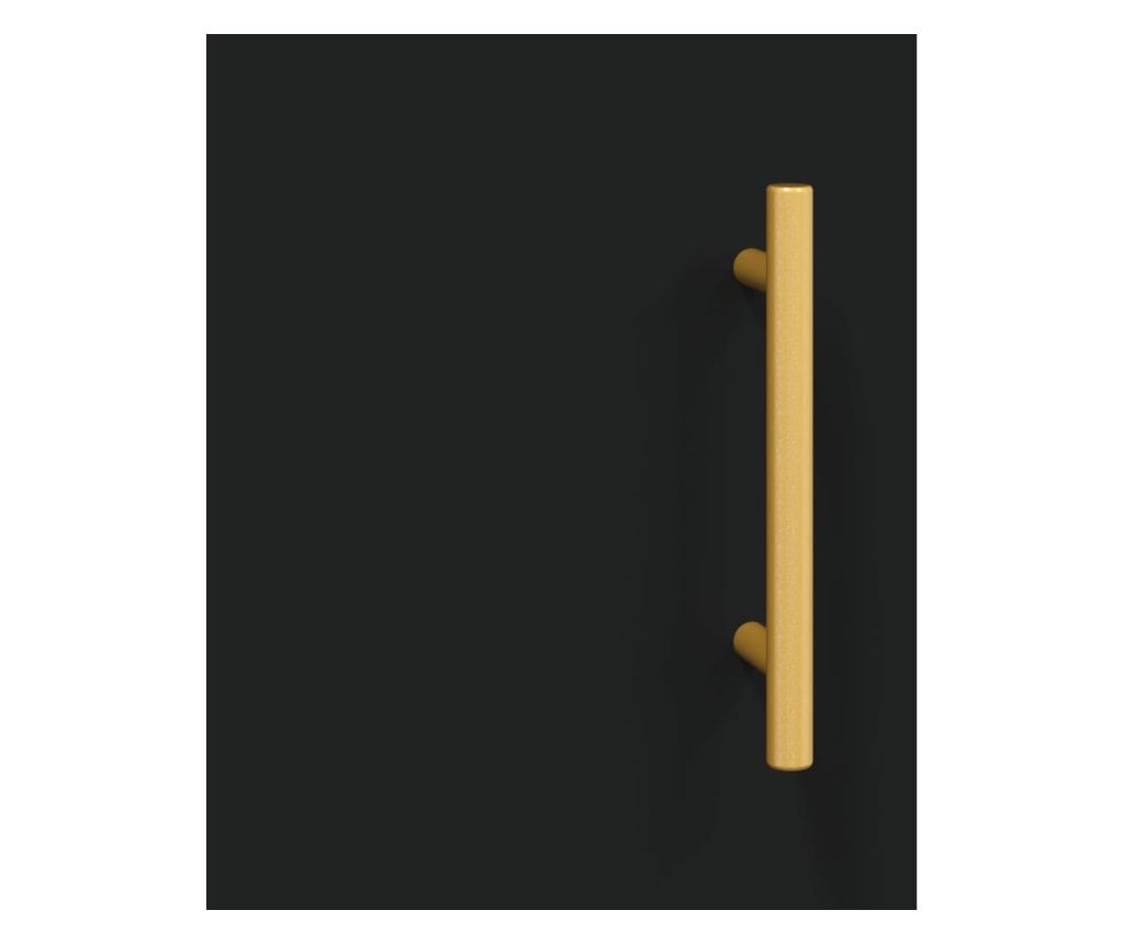 Konzola, crna, 34,5x34x90 cm, kompozitno drvo - 10