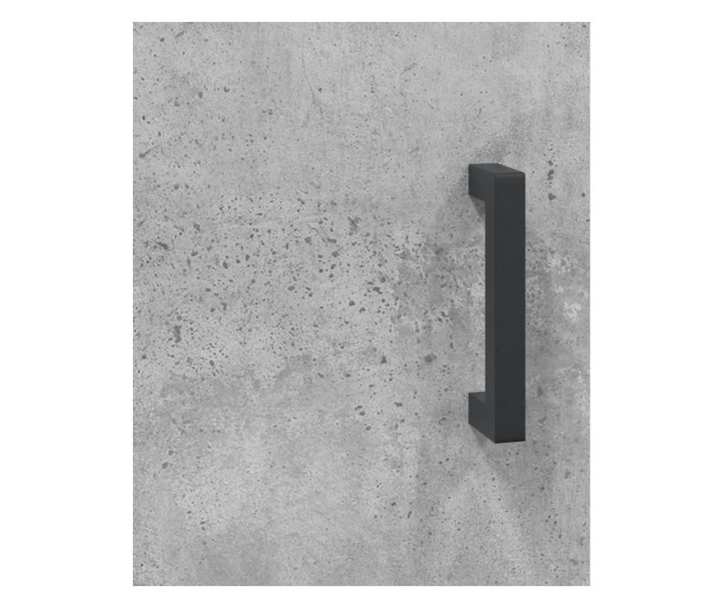 Zidni ormarić, 2 kom, boja betona, 69,5x34x90 cm - 10