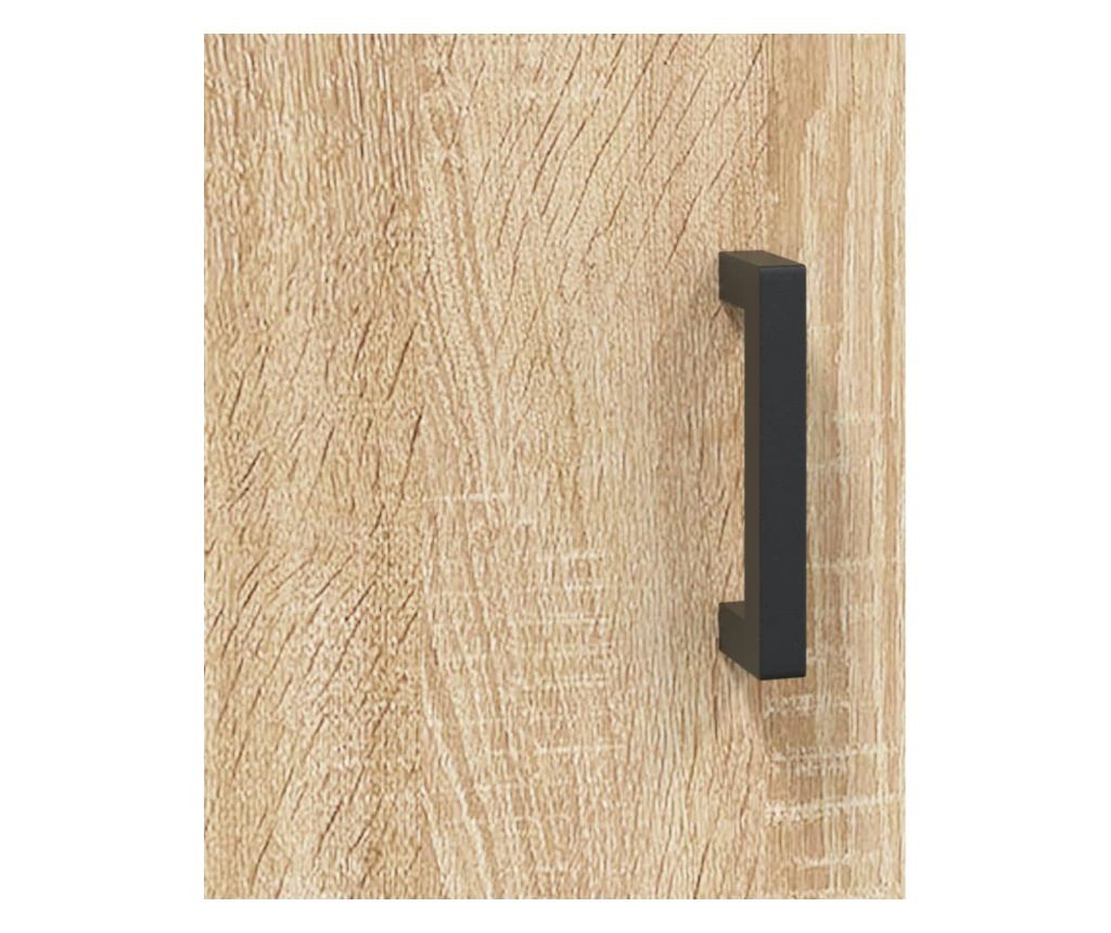 Zidna TV komoda, boja hrasta sonoma, 69,5x34x90 cm - 10