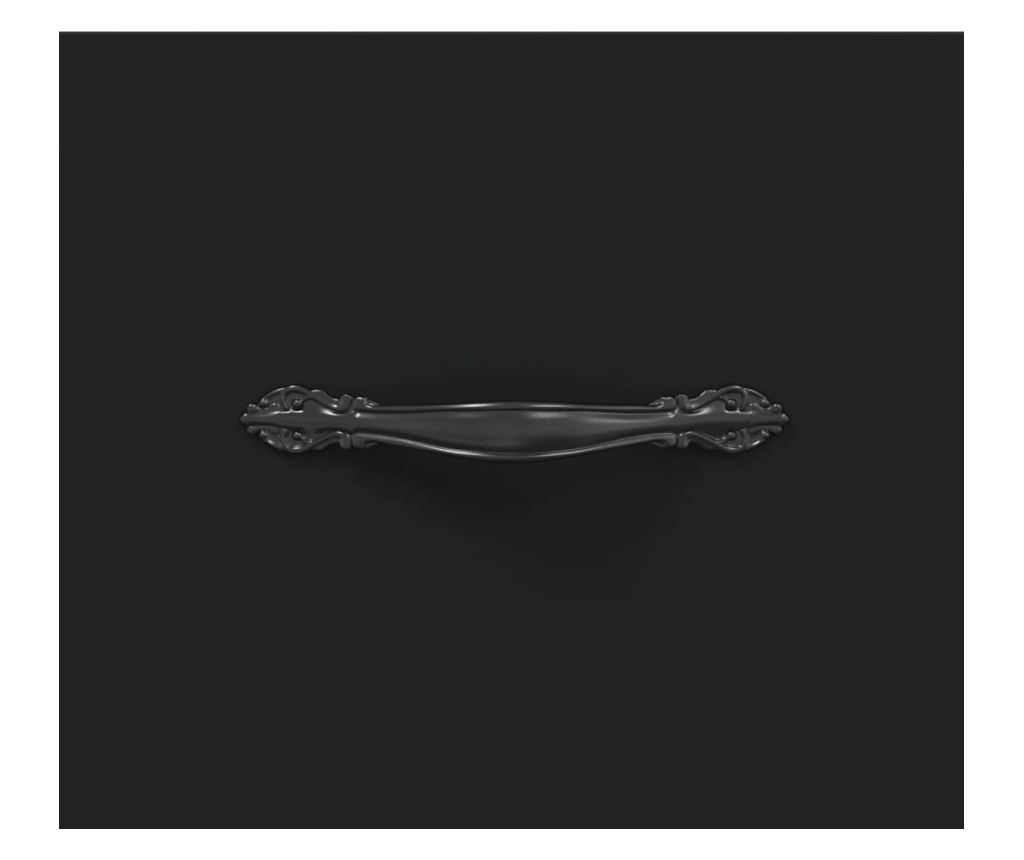 Konzola, crna, 69,5x34x90 cm, kompozitno drvo - 9