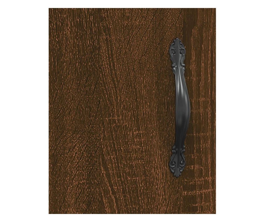 Ormarić, smeđi hrast, 34,5x34x90 cm, kompozitno drvo - 10