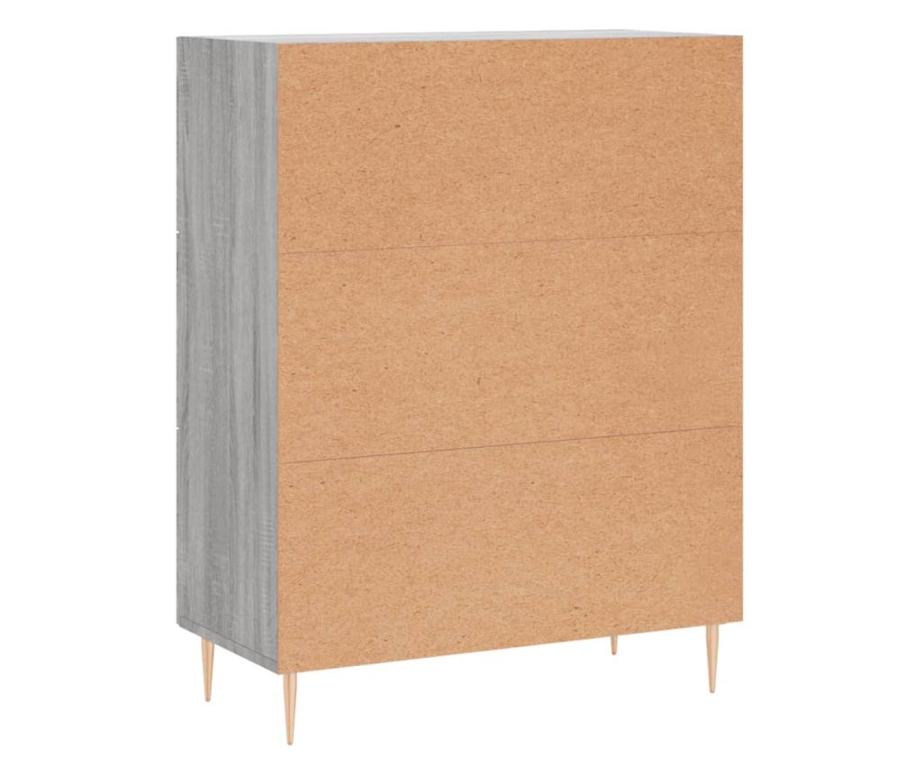 Komoda, siva sonoma, 69,5x34x90 cm, kompozitno drvo - 8