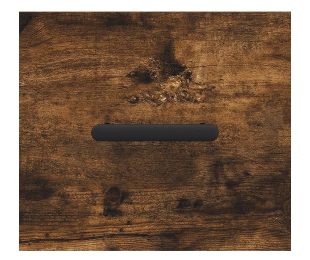 Konzola, dimljeni hrast, 69,5x34x90 cm, kompozitno drvo - 9