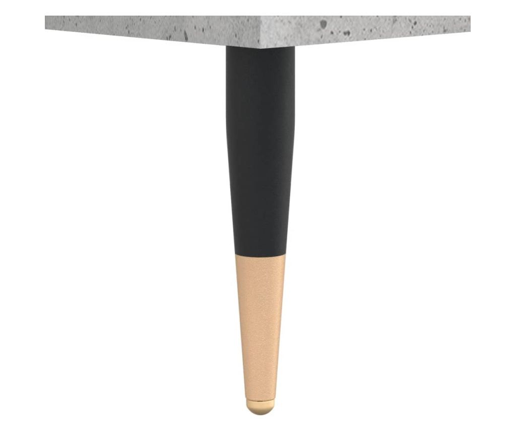 TV komoda, betonsko siva, 150x30x50 cm, kompozitno drvo - 10