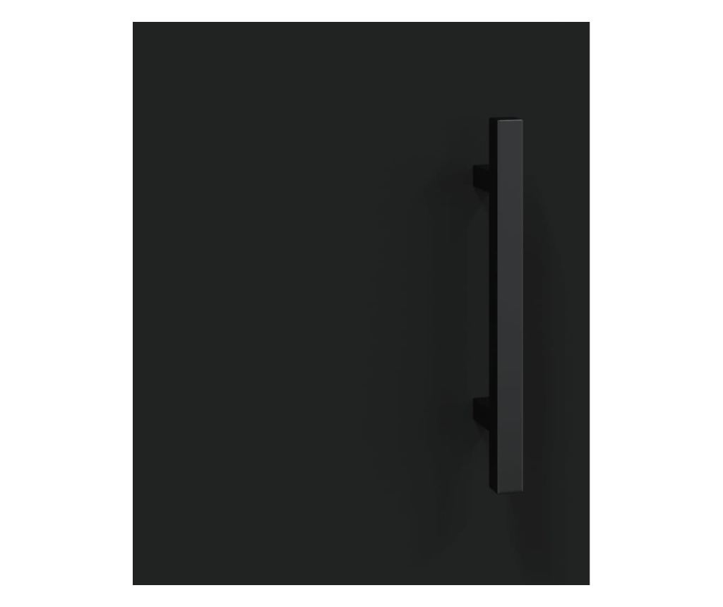 Konzola, crna, 69,5x34x90 cm, kompozitno drvo - 10