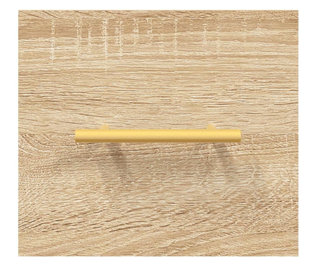 Visoka ormar, hrast sonoma, 34,5x34x180 cm, obrađeno drvo - 11