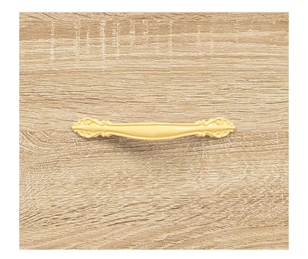 Visoka ormar, hrast sonoma, 34,5x34x180 cm, obrađeno drvo - 11