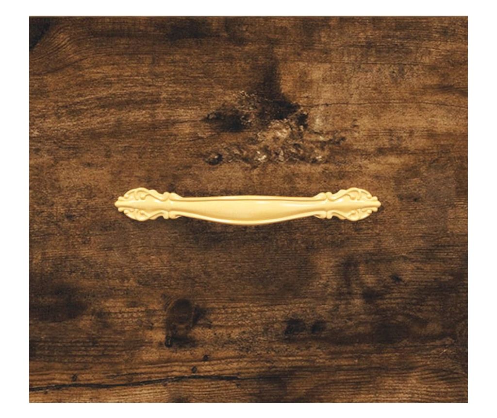 Visoka vitrina, dimljeni hrast, 34,5x34x180 cm, obrađeno drvo - 11