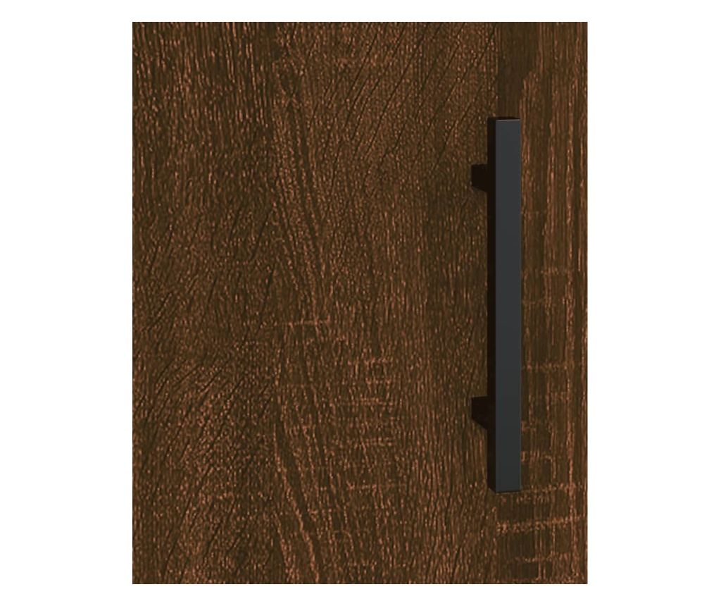 Zidni ormarić, smeđi hrast, 69,5x34x90 cm - 10