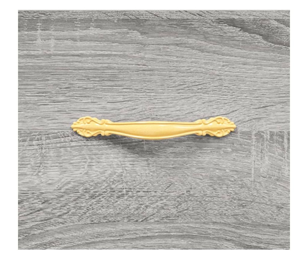 Ormarić, boja hrasta, 100x36x60 cm, konstruirano drvo - 9