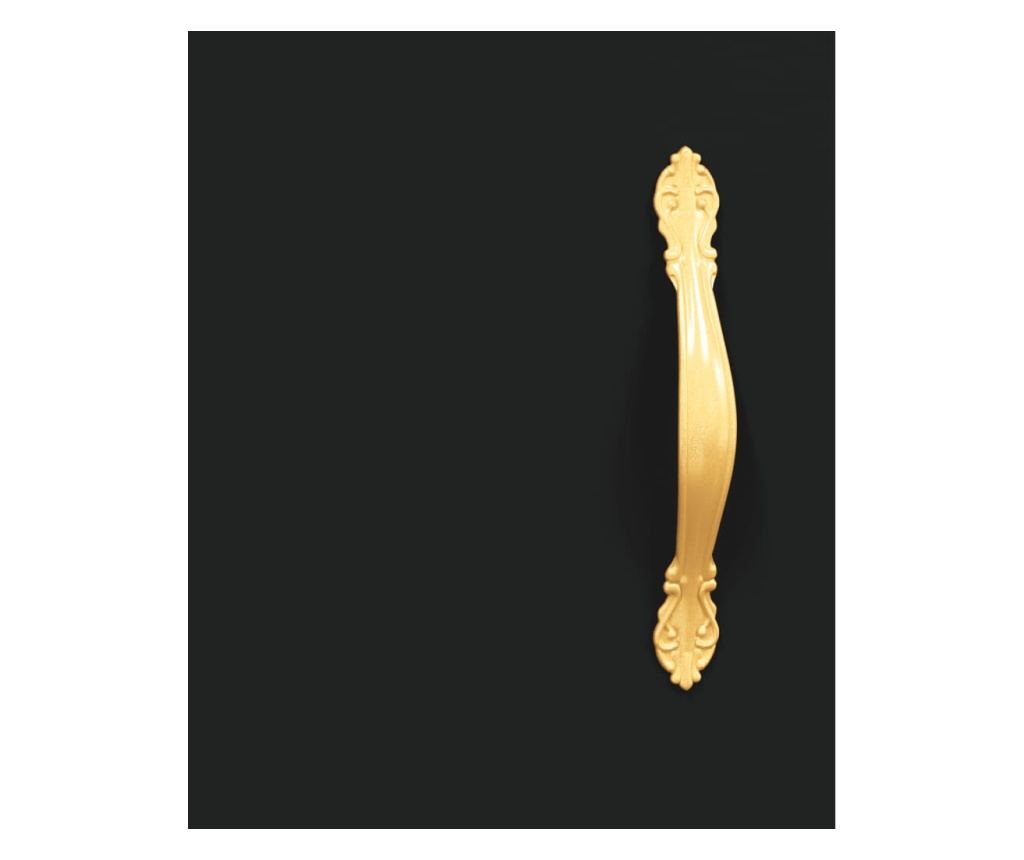 Konzola, crna, 34,5x34x90 cm, kompozitno drvo - 10