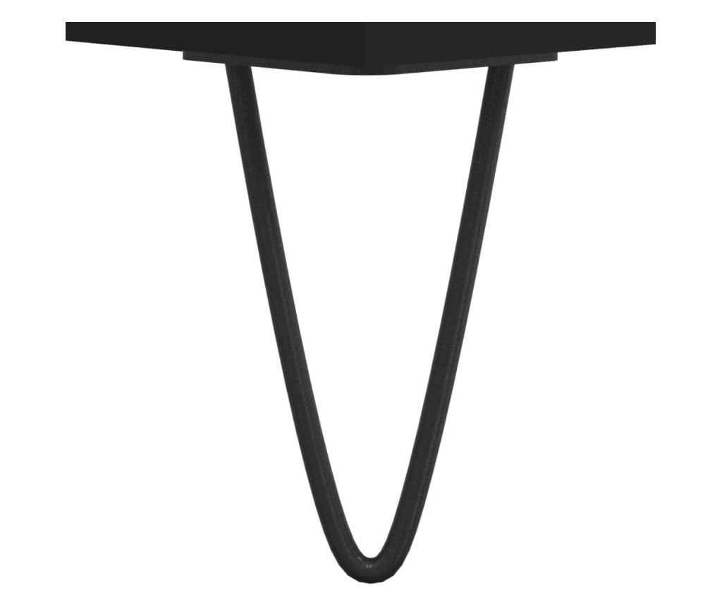 Komoda, crna, 40x35x70 cm, obrađeno drvo - 10