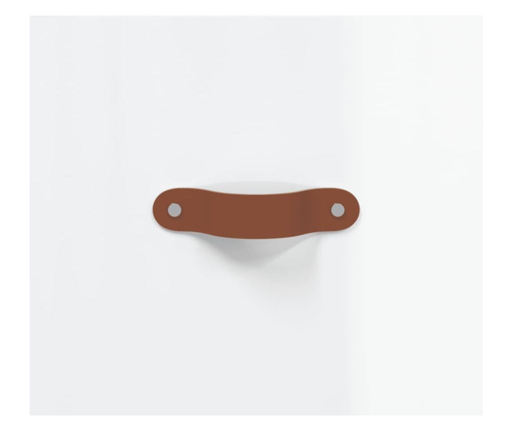 Komoda, visoki sjaj bijela, 34,5x34x90 cm, kompozitno drvo - 9