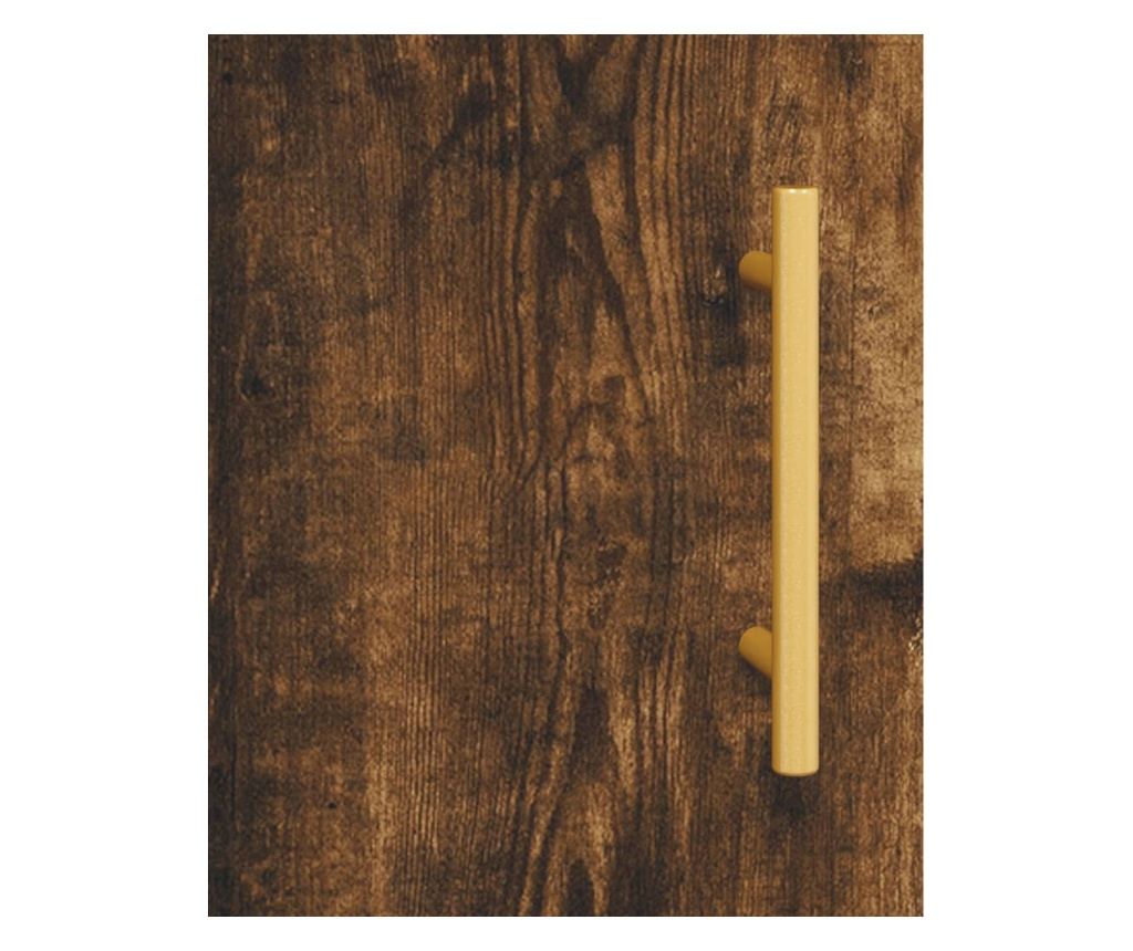 Zidni ormarić, dimljeni hrast, 69,5x34x90 cm - 10