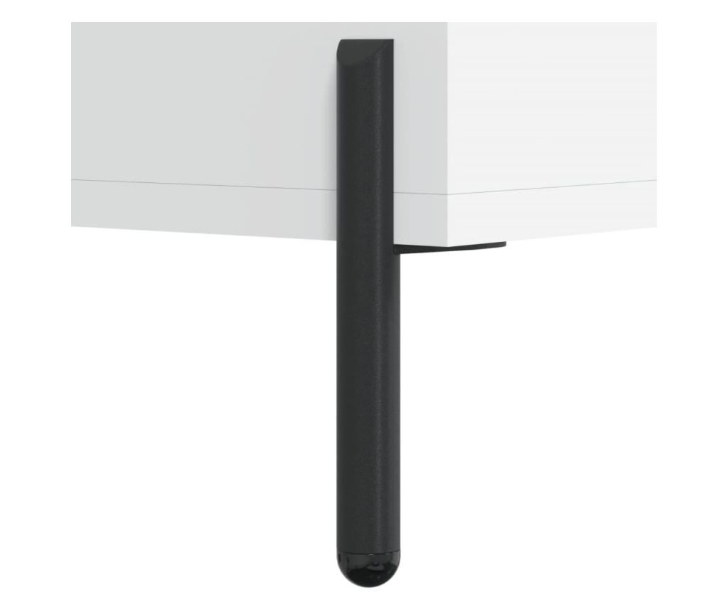 Ormarić, bijeli, 69,5x34x90 cm, kompozitno drvo - 10