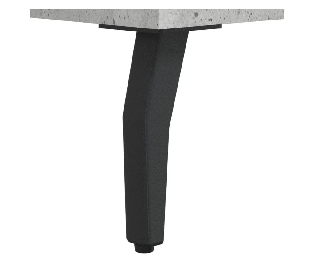 Visoka ormar, siva beton, 34,5x34x180 cm, obrađeno drvo - 11