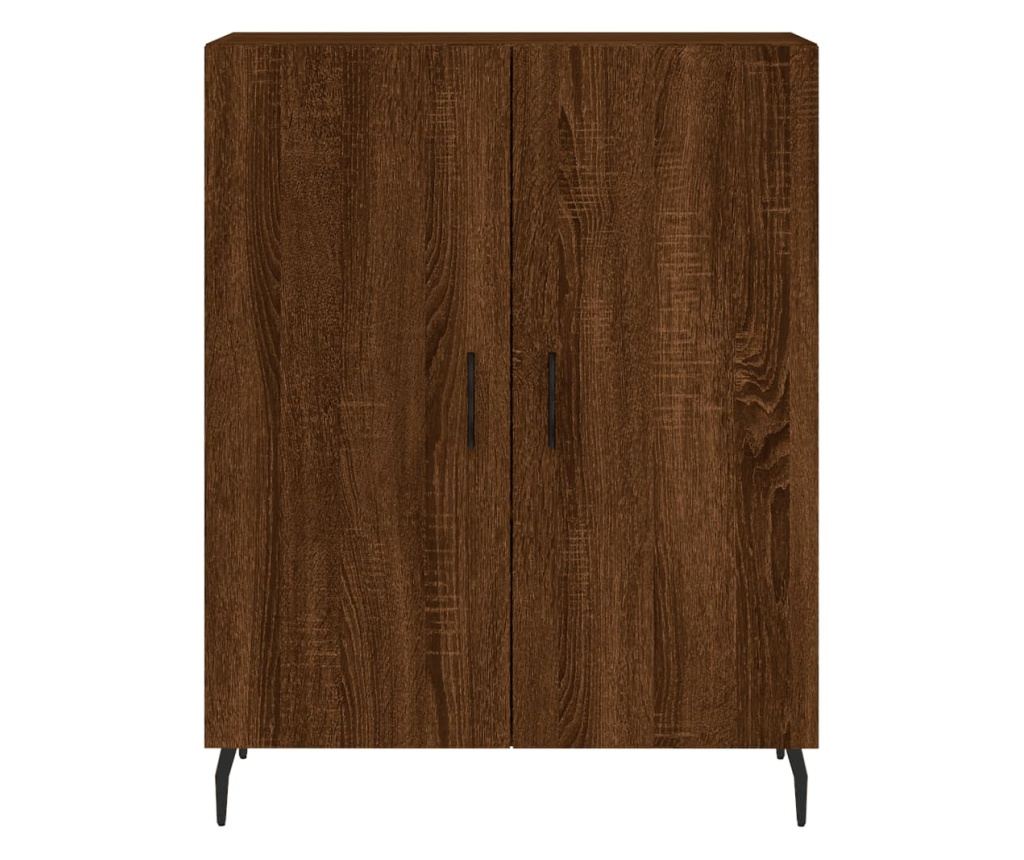 Visoki ormar, smeđi hrast, 69,5x34x180 cm, konstruirano drvo - 8