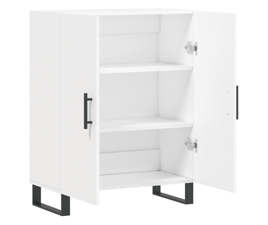 Ormarić, bijeli, 69,5x34x90 cm, kompozitno drvo - 6