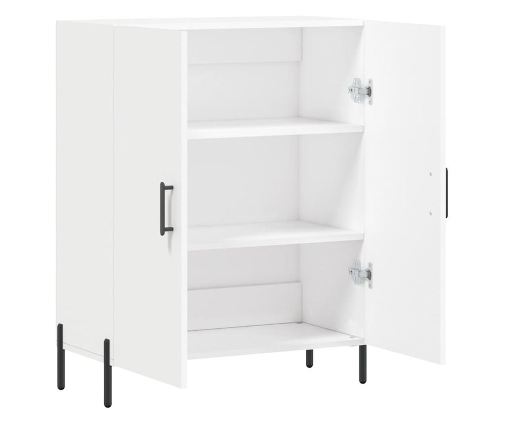 Ormarić, bijeli, 69,5x34x90 cm, kompozitno drvo - 6