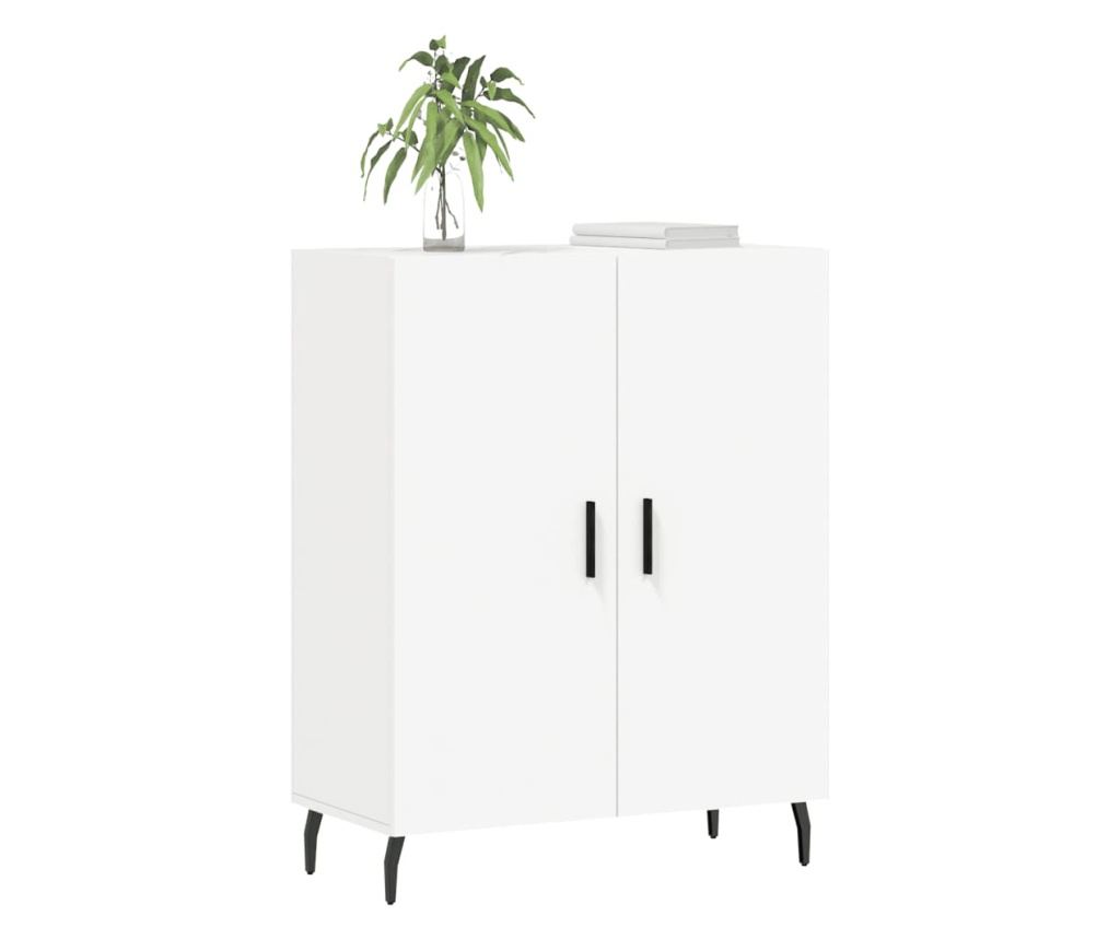 Ormarić, bijeli, 69,5x34x90 cm, kompozitno drvo - 3