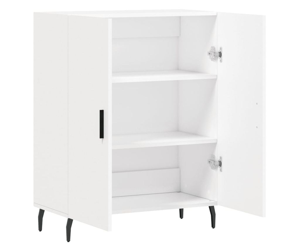 Ormarić, bijeli, 69,5x34x90 cm, kompozitno drvo - 6