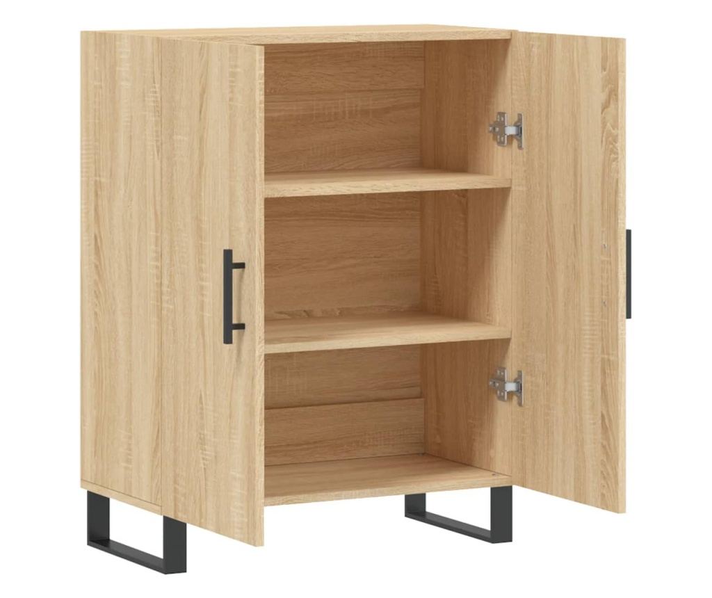 Komoda, hrast sonoma, 69,5x34x90 cm, kompozitno drvo - 6