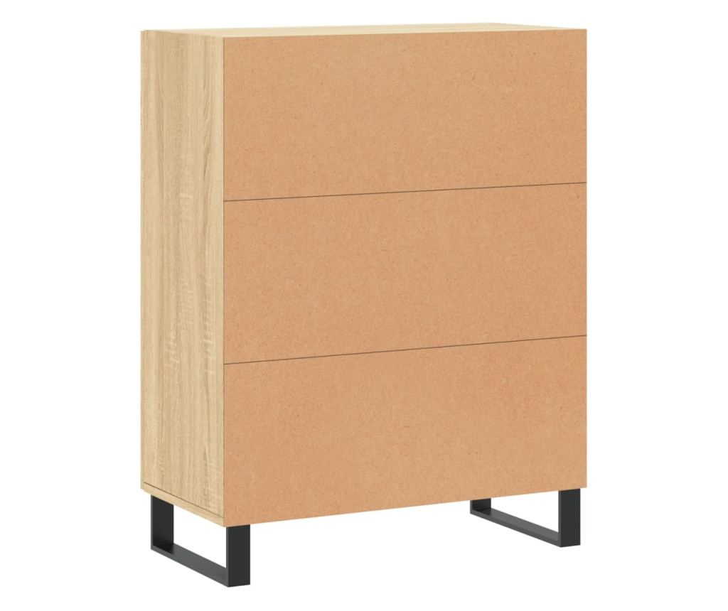 Komoda, hrast sonoma, 69,5x34x90 cm, kompozitno drvo - 8