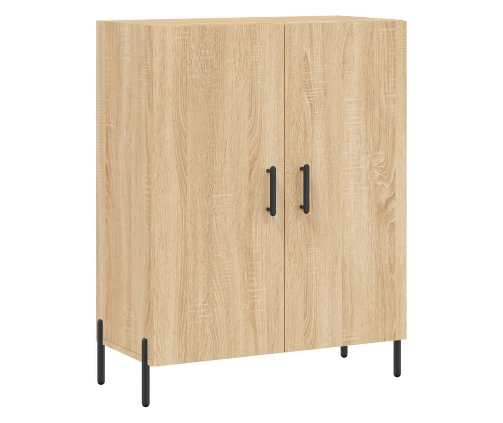 Komoda, boja hrasta Sonoma, 69,5x34x90 cm, kompozitno drvo - 2