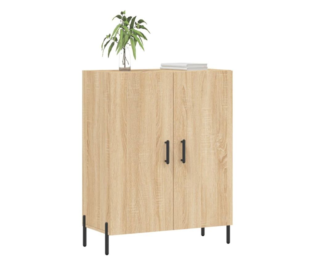Komoda, boja hrasta Sonoma, 69,5x34x90 cm, kompozitno drvo - 3