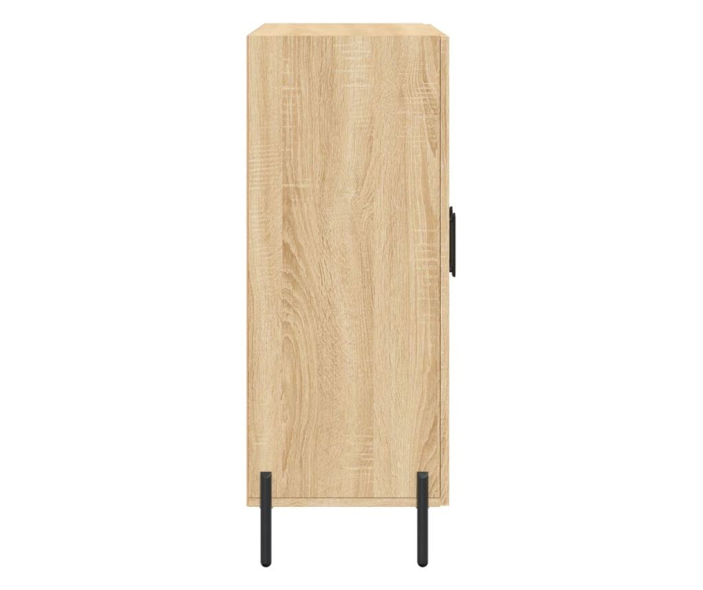 Komoda, boja hrasta Sonoma, 69,5x34x90 cm, kompozitno drvo - 7