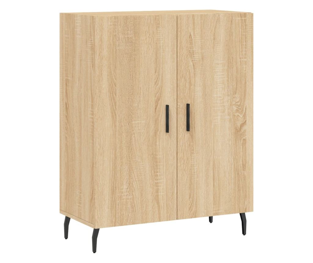 Visoki ormarić, sonoma hrast, 69,5x34x180 cm, kompozitno drvo - 7