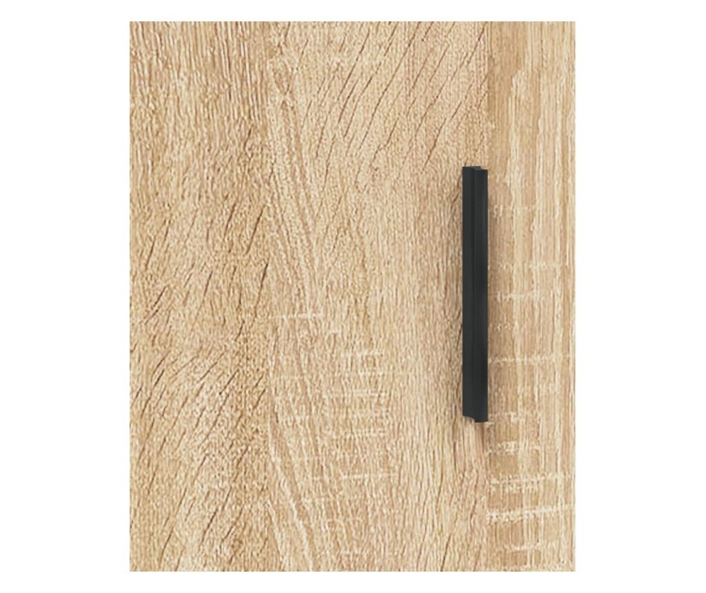 Visoki ormarić, sonoma hrast, 69,5x34x180 cm, kompozitno drvo - 10