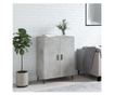 Ormarić za posluživanje, betonsko siva, 69,5x34x90 cm, konstruirano drvo thumbnail 1