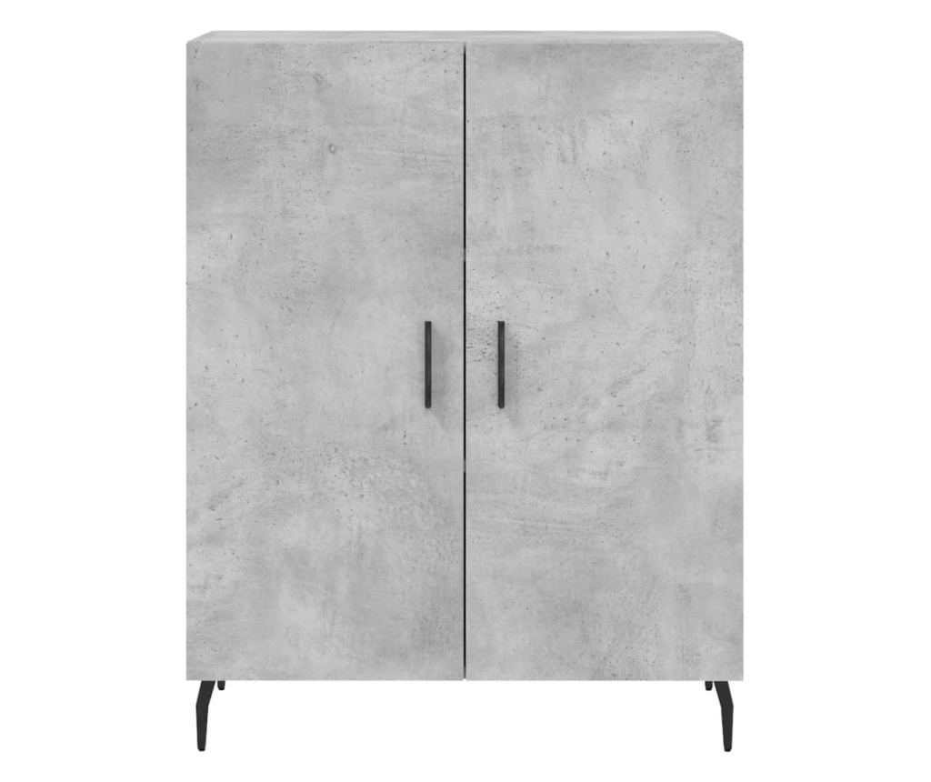Ormarić za posluživanje, betonsko siva, 69,5x34x90 cm, konstruirano drvo - 5