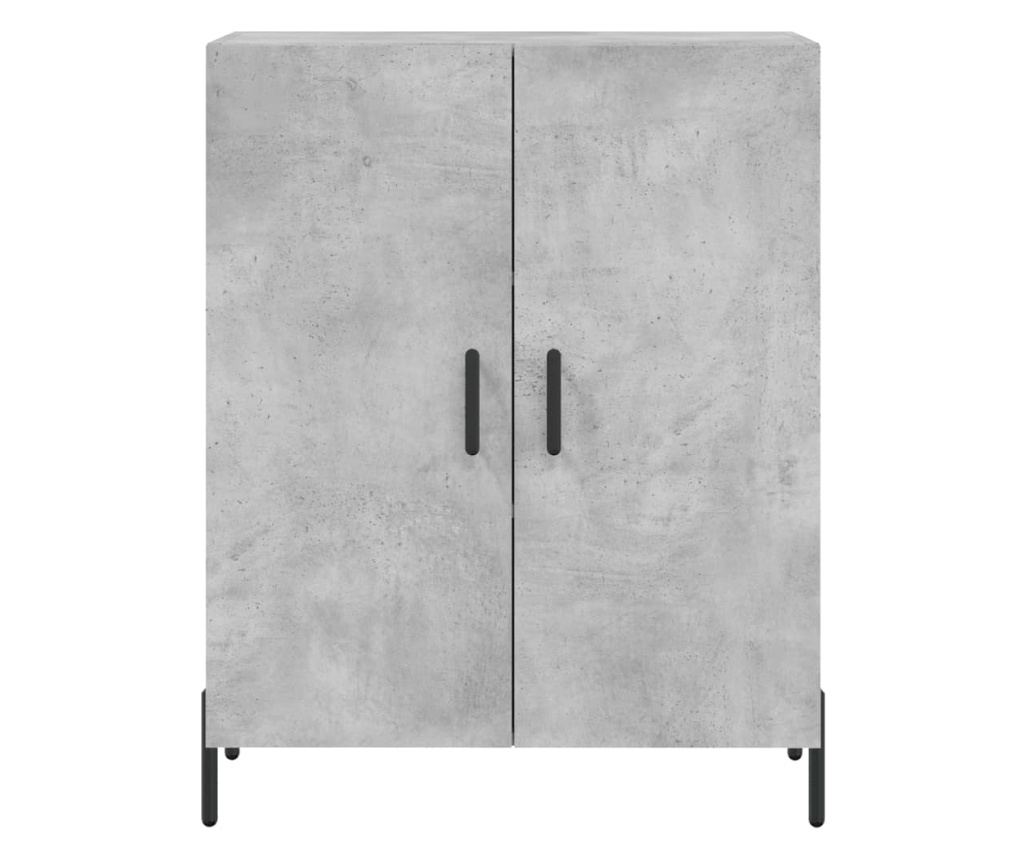 Komoda, betonsko siva, 69,5x34x90 cm, kompozitno drvo - 5